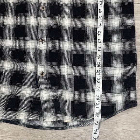 Mens Shirt XXL Flannel Plaid Jacket Skater Grunge Streetwear Fall Western - Picture 4 of 5